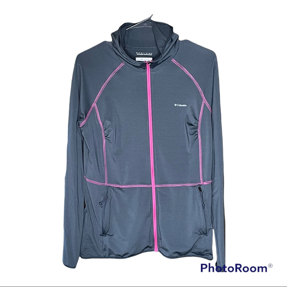 Woman’s Columbia omi-wick advanced evaporation zip up jacket